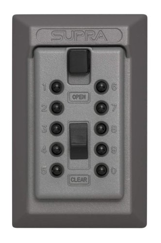 GE AccessPoint 001015 KeySafe Original 5-Key Permanent, Pushbutton, Titanium Gray GE AccessPoint 001015 KeySafe Original 5-Key Permanent, Pushbutton, Titanium Gray