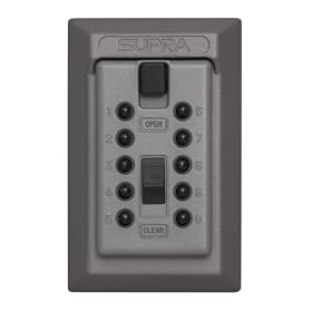 GE AccessPoint 001015 KeySafe Original 5-Key Permanent, Pushbutton, Titanium Gray