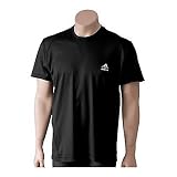 Mens Adidas TechFit S/S Top - Black