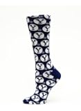 NCAA BYU Cougars Dress Socks, Blue/White
