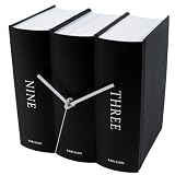 Karlsson Book Clock Black 20 x 15 x 20cm, KA4283