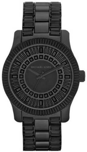 Michael Kors Watch Womens Black Stainless Steel Bracelet MK5546 Michael Kors Watch Womens Black Stainless Steel Bracelet MK5546