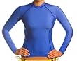 Women's UV Rash Guard Shirt - L/S Royal Blue