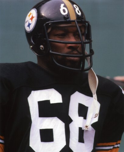 L.C. GREENWOOD PITTSBURGH STEELERS 8X10 SPORTS ACTION PHOTO (A)