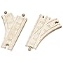 Thomas & Friends Wooden Railway - 6-1/2 Inch Single Curved Switch Track (2 pieces)