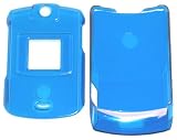 For Motorola Razr V3/ V3C Crystal Clip Shell Protective Hard Case Cover - Crystal Blue