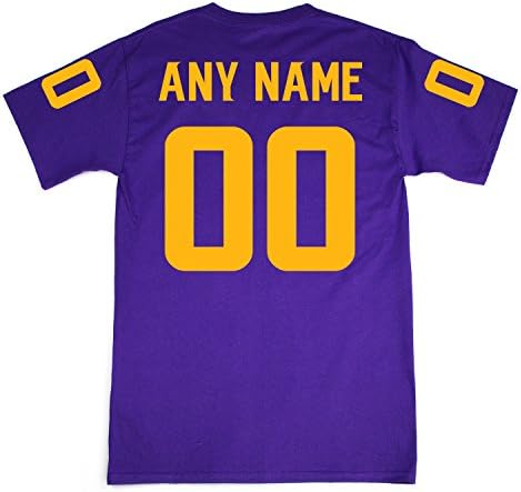Minnesota Vikings Custom T-shirt (Purple / Gold, Adult XL)