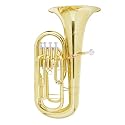 Cecilio 2Series EP-280 Gold Lacquer with Rose-Brass Lead Pipe B Flat Euphonium