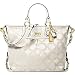 Coach Op Art Signature Julianne Satchel Bag Tote 12963 Parchment