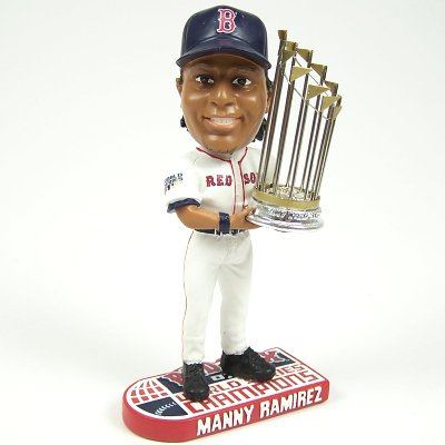 BOSTON RED SOX MANNY RAMIREZ 07 WS BOBBLEHEAD BOBBLE