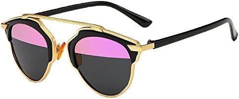 Ralink Polarized Sunglasses Cat Eye UV TAC Lens Metal Retro Glasses for Womens