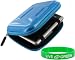 Memory Foam Hard Shell Case (Candy Blue) for Western Digital My Passport Essential 320 GB Hard Drive WDBAAA3200ASL-NESN