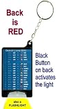 Detroit Lions 2012 NFL Schedule Flashlight Key Chain with Batteries