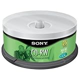 Buy Sony 25CDRW700RS 4X CD-RW Discs (25-Pack Spindle)