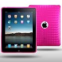 IPAD RHOMBUS PINK GEL CASE BY CELLAPOD CASES