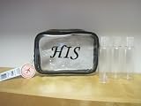 The Clear Bag Store TSA Compliant Carry On Cosmetic Bag-HIS  for Sale