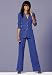 Convertible-Collar Pantsuit