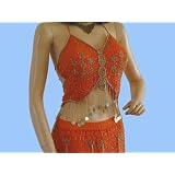 Bellydance Bra Top Hip Scarf Skirt