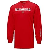 Nike Nebraska Cornhuskers Scarlet Graphic Long Sleeve T-shirt