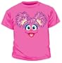 Sesame Street Abby Cadabby Fairy Face Pink Toddler Tee With Wings