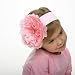 Mud Pie Baby Buds Large Flower Headband, Pink