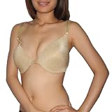 Womens Delta Burke Lingerie Perfectly Fit Padded Underwired Soft Cup Bra / Underwear - Fleshcolor