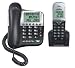 Electronics : Binatoneconcept 2310 Combo Black/Silverdect Twin/Tam/Corded - Black & Silver