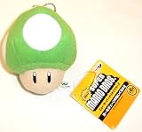 413%2BGCwm8TL. SL160  Super Mario Brothers Plush Keychain 1 Up Mushroom