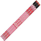 MLB Tampa Bay Rays 3-Pack Team Logo Pencil Set - Pink