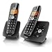 Philips Xl3752b/05 Twin Handset Large Big Button Phone- Black