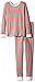 Burt's Bees Baby Girls' Rugby Stripe Organic Pj Set