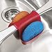Kitchen & Housewares : Flexible Plastic Sink Caddy - Red