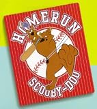 SCOOBY DOO Baseball Home Run AFGHAN Throw Blanket New Gift