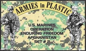 US Marines Operation Enduring Freedom Afghanistan Set #2 (18) 1/32 Armies in Plastic-image