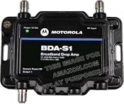 Amazon.com: Motorola Signal Booster 1-Port BDA-S1 Cable Modem TV HDTV Amplifier: Electronics