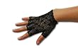 Half Finger Crochet Gloves in White or Black