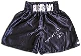 Sugar Ray Leonard Signed Custom Boxing Trunks