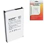 HQRP 1250mAh Battery for Garmin 010-10567-08 IA1XB12H2 CS-GM5SL CA089 GPS Replacement plus HQRP Universal Screen Protector