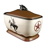 BREAD BOX, TOAST JAR COWBOY WESTERN DECOR by ACK