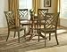 Garden Back Brown Dining Table