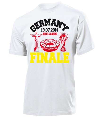 DEUTSCHLAND FAN SHIRT – RIO DE JANEIRO FINALE 13.07.2014 3351(H) Gr. XL