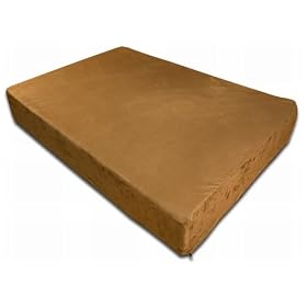 ExtraComfort Large Orthopaedic Memory Foam Dog Bed In Faux Suede Finish 7cm (3 inches) Deep