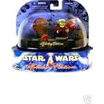 Star Wars Holiday Edition Yoda Santa Clause Figure