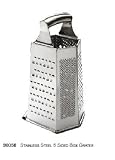 MIU France 6 Sided Stainless Steel Box Grater with Base