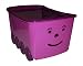 Spielzeugkiste Smiley rosa