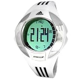 Adidas , ADP1778,  Unisex , White Black Adidas Srtipes, Digital Rubber Strap Watch