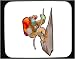 Mouse Pad with climbing, rock, cartoon, climber, bird, animal, eagle