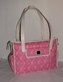Dooney & Bourke Pink Rope Signature Diaper Bag Tote