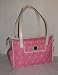 Dooney & Bourke Pink Rope Signature Diaper Bag Tote