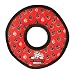 Tuffy's Ultimate Ring Dog Toy, Red Paws